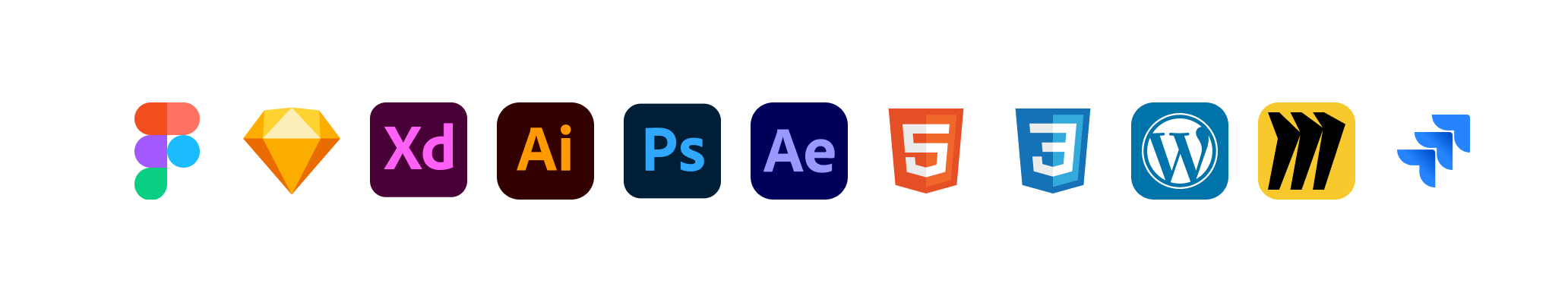 Softwares and tools icons